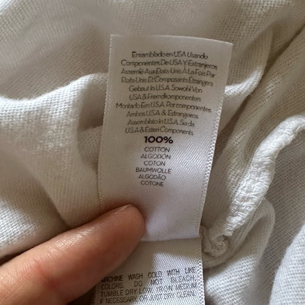 MOTHER “Make Love” Pride white cotton rainbow t-shirt women’s small - Picture 4 of 5
